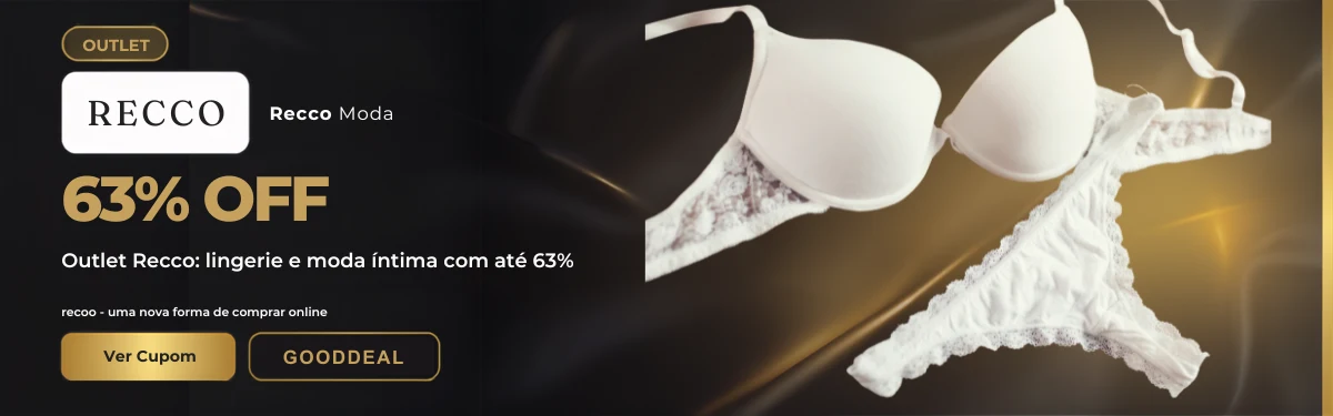 Recco: calcinhas com até 60% OFF e cupom CLIQUECUPONS