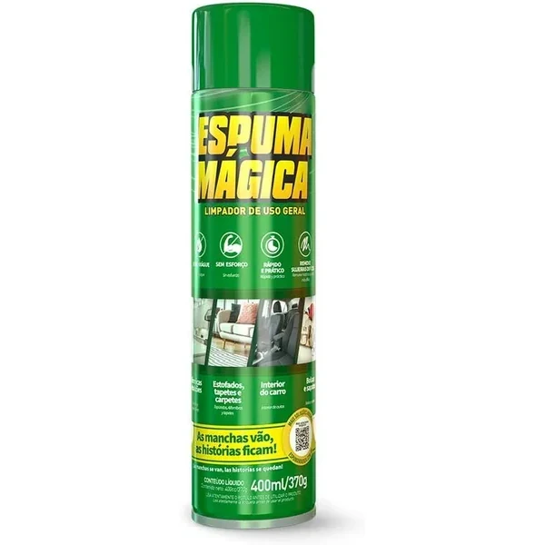 Espuma Mágica Limpador Multiuso Aerossol 400ml
