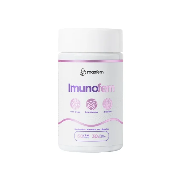 Imunofem MaxFem — Suplemento Bem-Estar Íntimo, 60 cáps