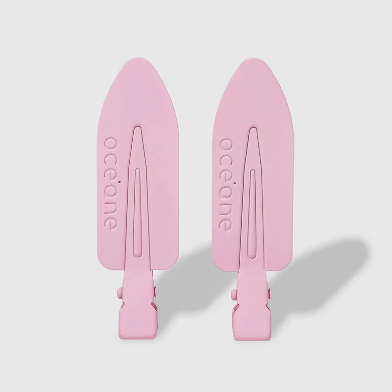 Mini Presilha de Cabelo Rosa Hair Clip 2 Unidades