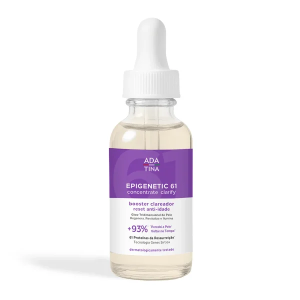 Sérum Booster Epigenético Anti-Idade e Clareador Epigenetic 61 Concentrate Clarify 30ml